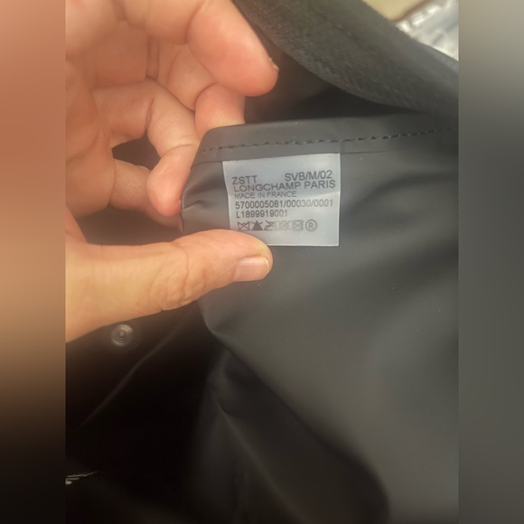 Longchamp large tote bag black color universal style versatile shoulder Purse - Picture 12 of 15